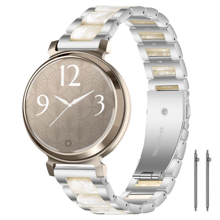 xDfind Three Beads Metal Resin Watch Band, 14mm, 18mm, 20mm