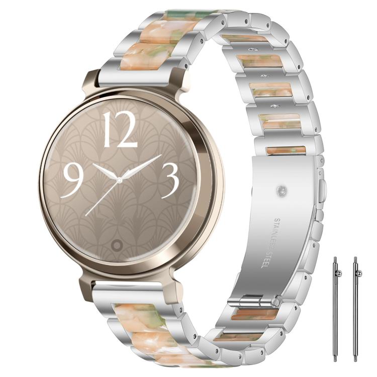 xDfind Three Beads Metal Resin Watch Band, 14mm, 18mm, 20mm
