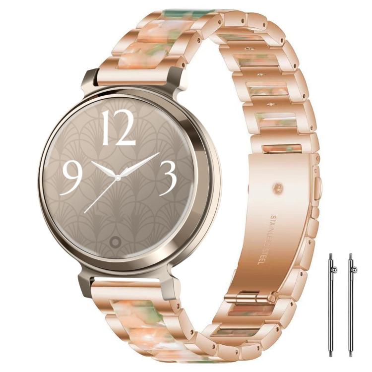 xDfind Three Beads Metal Resin Watch Band, 14mm, 18mm, 20mm