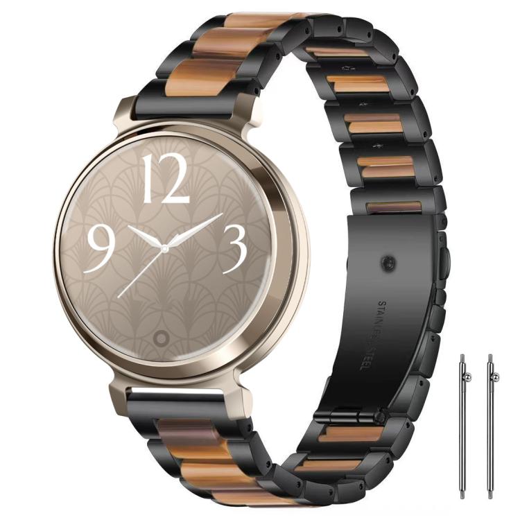 xDfind Three Beads Metal Resin Watch Band, 14mm, 18mm, 20mm