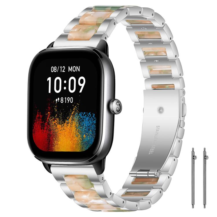 xDfind Three Beads Metal Resin Watch Band, 14mm, 20mm, 22mm, 18mm