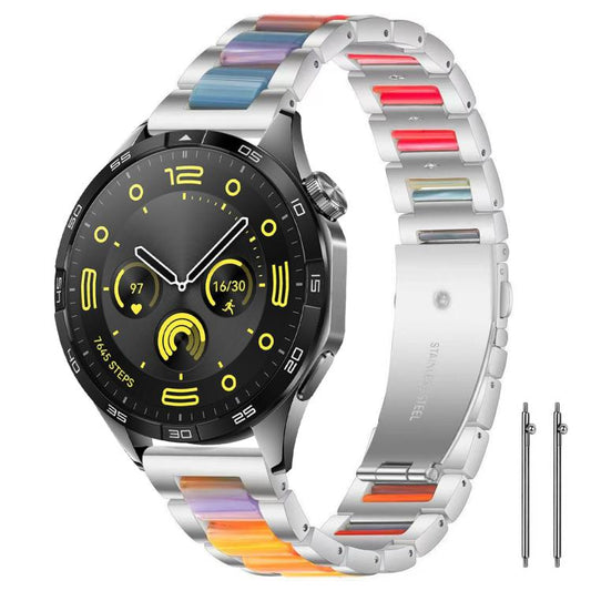 xDfind Three Beads Metal Resin Watch Band, 22mm