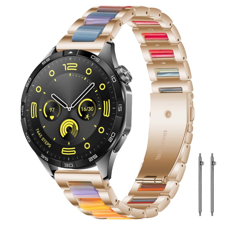 xDfind Three Beads Metal Resin Watch Band, 14mm, 20mm, 22mm, 18mm