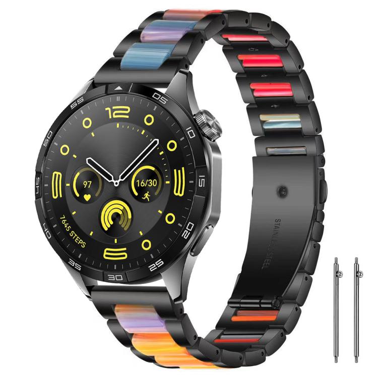 xDfind Three Beads Metal Resin Watch Band, 22mm