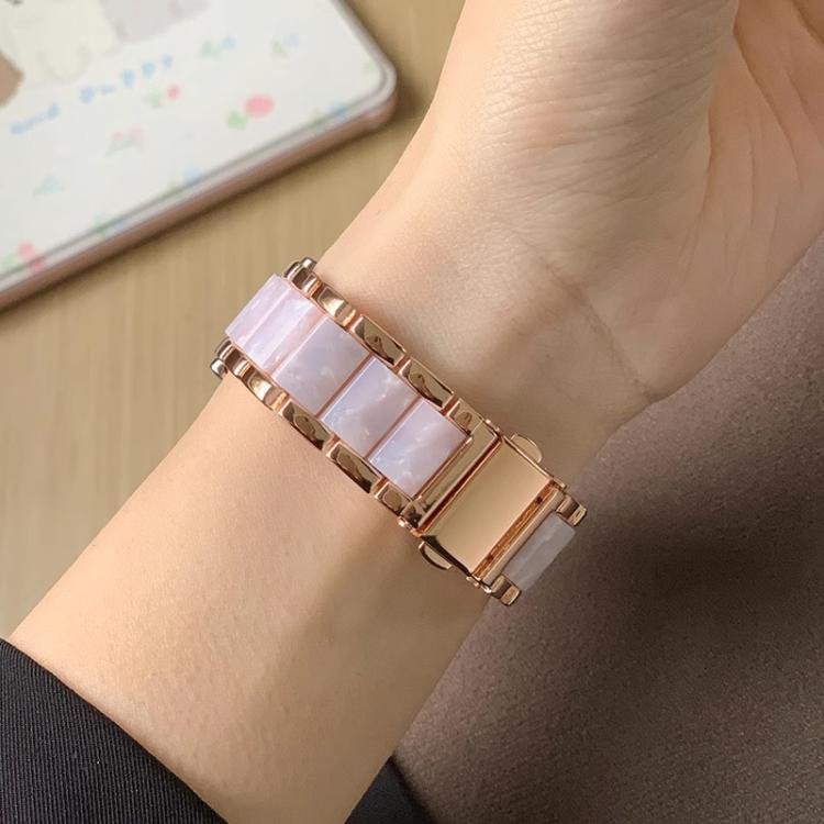 xDfind Three Beads Metal Resin Watch Band, 22mm