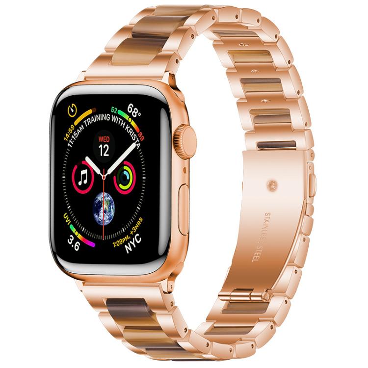 xDfind Three Beads Metal Resin Watch Band, For Apple Watch 42 / 44 / 45 / 46 / 49mm, For Apple Watch 38 / 40 / 41 / S10 42mm