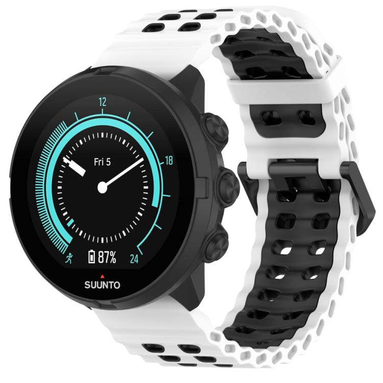 xDfind Ocean Dual Pin Buckle Silicone Watch Band, For Suunto 9 / 7 / Spartan Sport