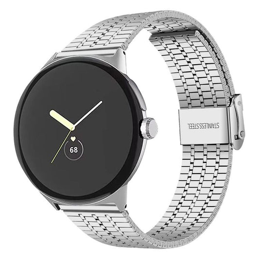 xDfind Seven Beads Buckle Stainless Steel Watch Band, For Google Pixel Watch 5 / 4 / 3 / 2 / 1 41mm, For Google Pixel Watch 5 / 4 / 3 45mm
