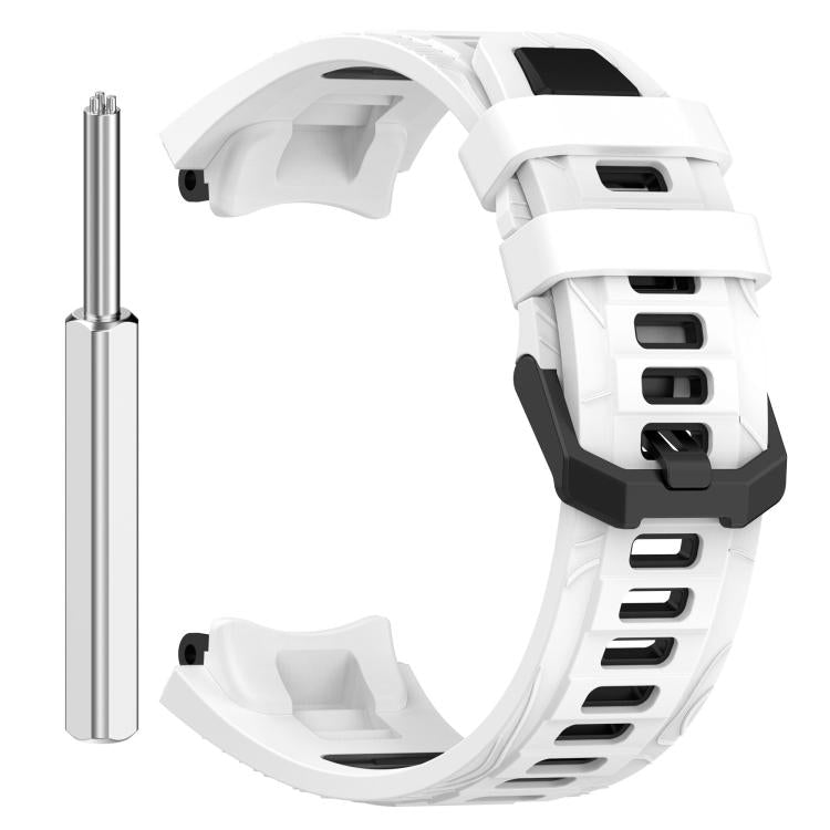 xDfind Two-color Black Buckle Silicone Watch Band, For Amazfit T-Rex 3