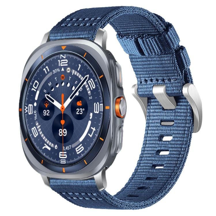 xDfind Two-section Nylon Watch Band, For Samsung Galaxy Watch Ultra / Ultra 2025, For Samsung Galaxy Watch8 / 8 Classic, For Samsung Galaxy Watch 7 / 6 / 5 / FE