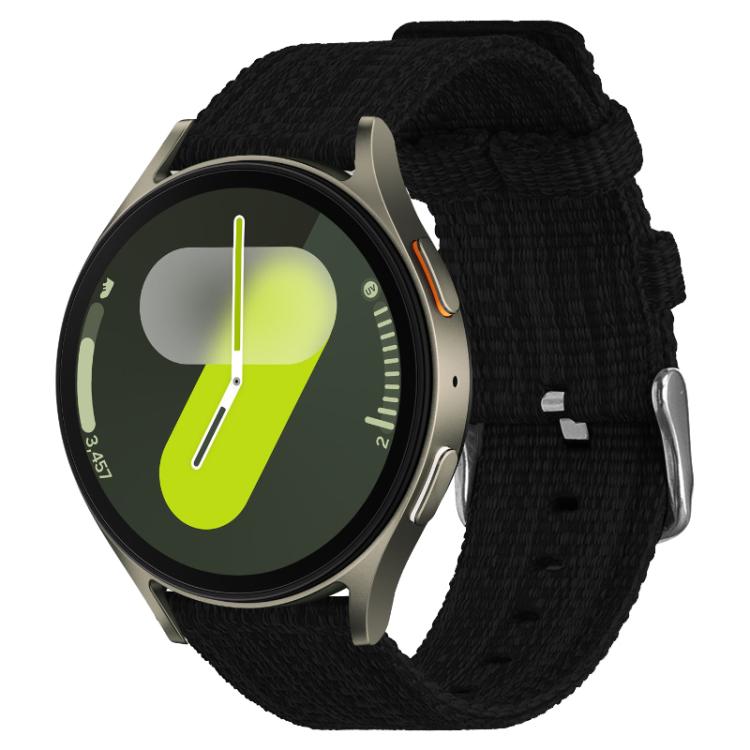 xDfind Nylon Canvas Watch Band, For Samsung Galaxy Watch Ultra / Ultra 2025, For Samsung Galaxy Watch8 / 8 Classic, For Samsung Galaxy Watch 7 / 6 / 5 / FE, For Samsung Galaxy Fit3