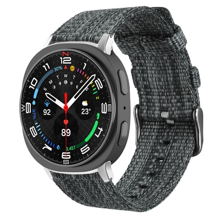 xDfind Nylon Canvas Watch Band, For Samsung Galaxy Watch Ultra / Ultra 2025, For Samsung Galaxy Watch8 / 8 Classic, For Samsung Galaxy Watch 7 / 6 / 5 / FE, For Samsung Galaxy Fit3