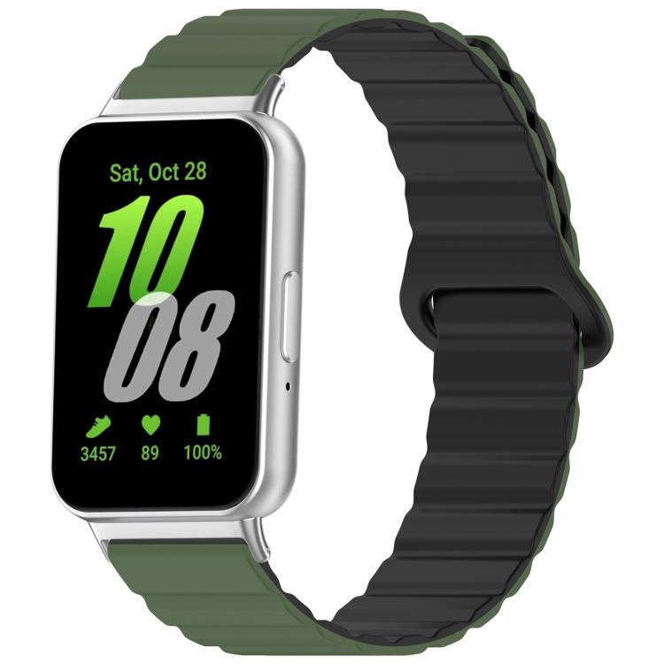 xDfind Loop Magnetic Glossy Silicone Watch Band, 18mm, 20mm, 22mm