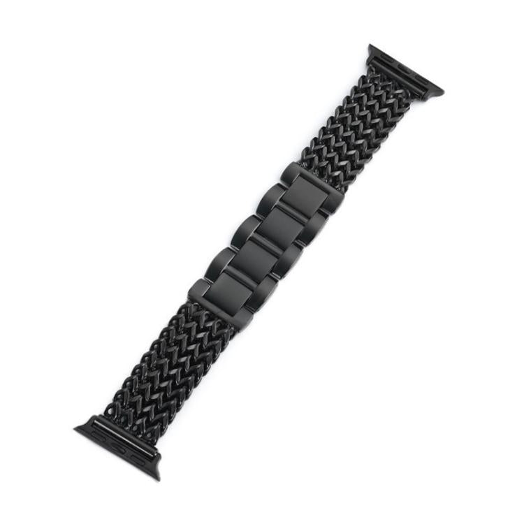 xDfind Herringbone Braided Stainless Steel Watch Band, For Apple Watch 42 / 44 / 45 / 46 / 49mm, For Apple Watch 38 / 40 / 41 / S10 42mm