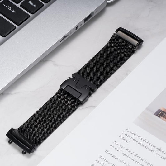 Parachute Snap Buckle Milanese Titanium Alloy Watch Band, For  Amazfit T-Rex 3, For  Amazfit T-Rex 2, For Amazfit T-Rex Pro