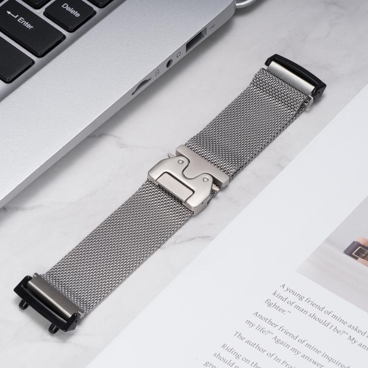 Parachute Snap Buckle Milanese Titanium Alloy Watch Band, For  Amazfit T-Rex 3, For  Amazfit T-Rex 2, For Amazfit T-Rex Pro