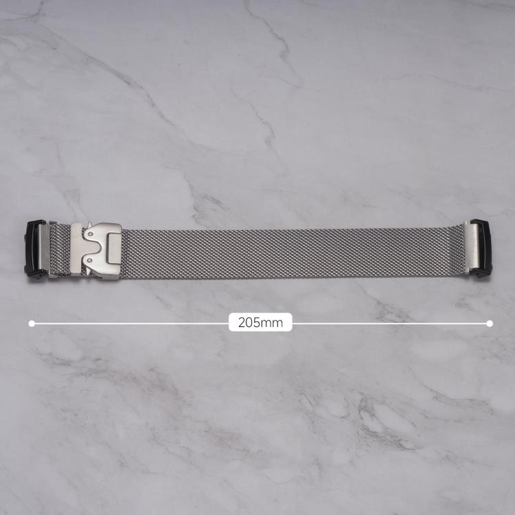 Parachute Snap Buckle Milanese Titanium Alloy Watch Band, For  Amazfit T-Rex 3, For  Amazfit T-Rex 2, For Amazfit T-Rex Pro