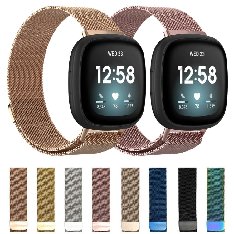 For Fitbit Versa 3 / Fitbit Magnetic Milano Replacement Strap, Large Size, Small Code