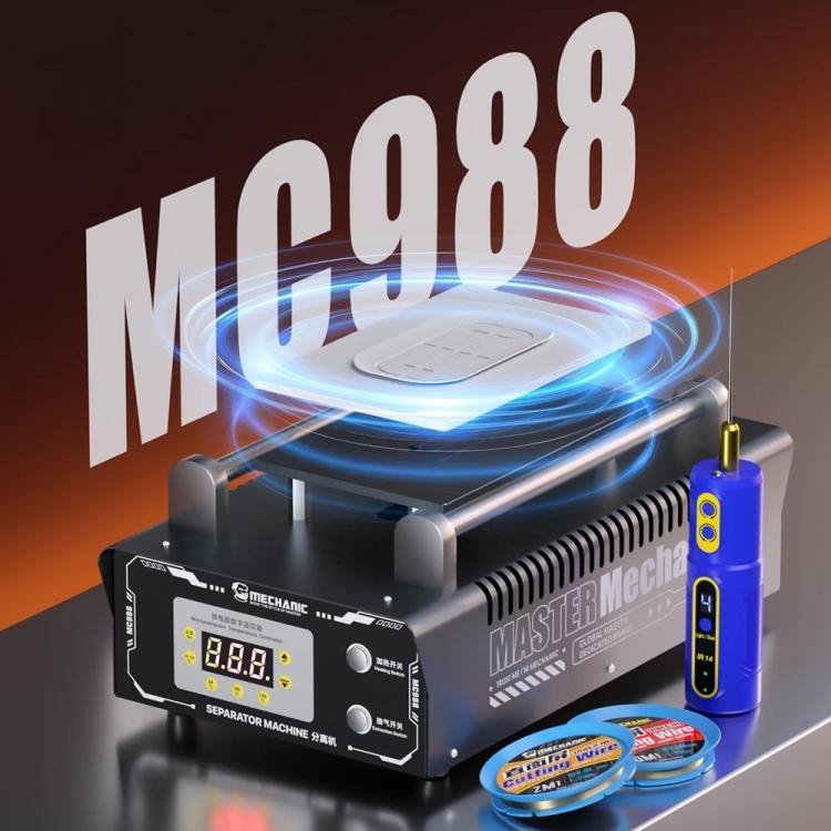 Mechanic MC988 10.5 inch Temp Control Screen Separator Machine with Vacuum Pump, EU Plug, US Plug