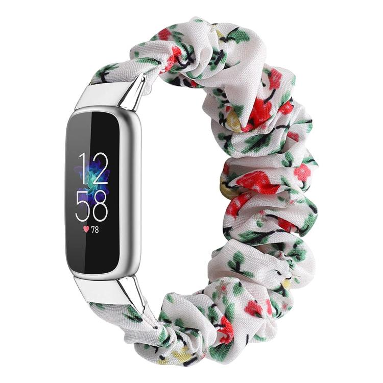 xDfind Polyester Elastic Wreath Watch Band For Fitbit Luxe, S, L