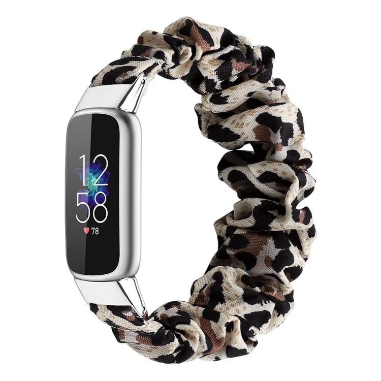 xDfind Polyester Elastic Wreath Watch Band For Fitbit Luxe, S, L