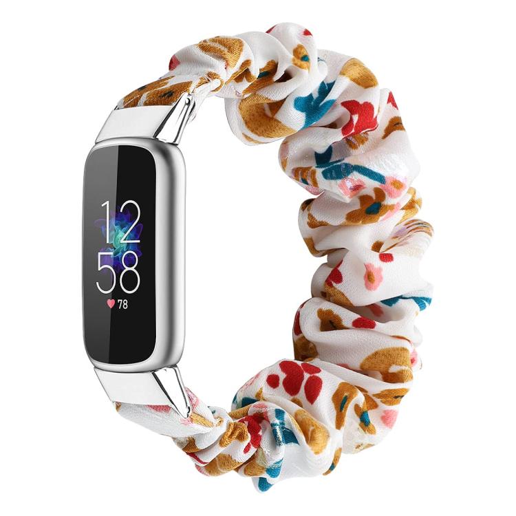 xDfind Polyester Elastic Wreath Watch Band For Fitbit Luxe, S, L