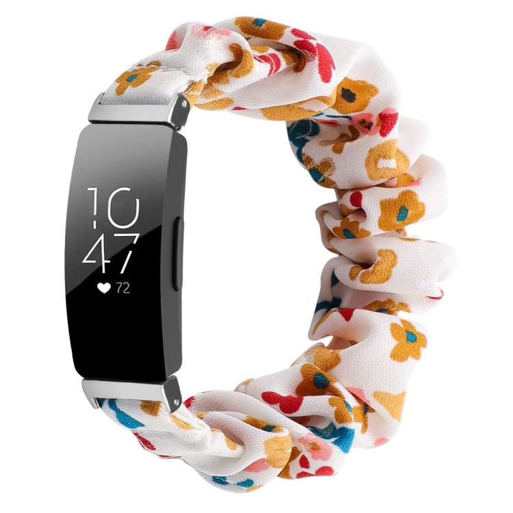 xDfind Polyester Elastic Wreath Watch Band For Fitbit Inspire, S, L