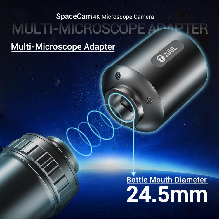2UUL MS01 SpaceCam 829W-Pixel Industrial Electronic 4K Microscope Camera, 2UUL MS01
