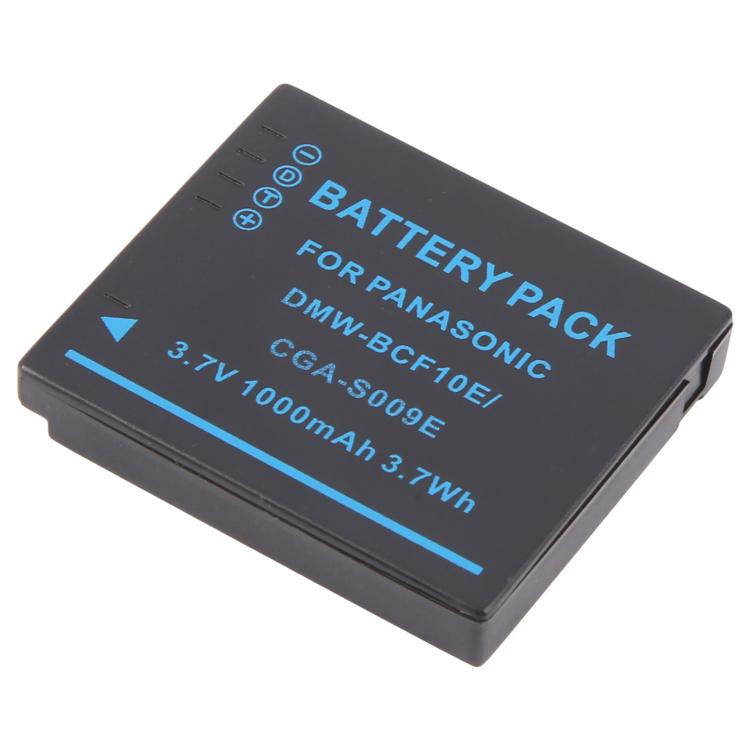 DMW-BCF10E 1000mAh Camera Battery For Panasonic DMC-FH22 / FH1 / FS15 / FH3 / F2 / F3 / 4GK, DMW-BCF10E