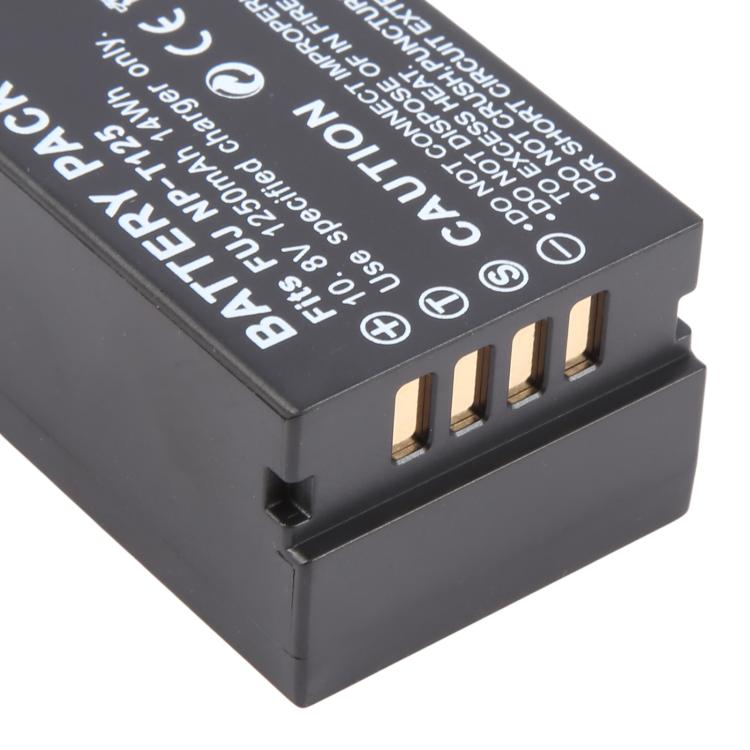 NP-T125 1250mAh Camera Battery Pack For Fujifilm GFX50S / GFX50R / GFX100, For Fujifilm GFX50S / GFX50R / GFX100