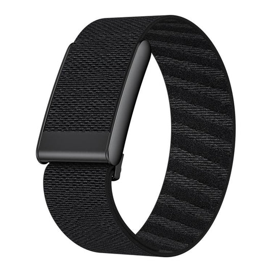 xDfind Black Buckle Sport Elastic Twill Pattern Nylon Watch Band, For WHOOP 5.0 Standard Version