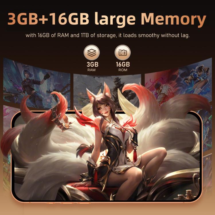 I17 Pro Max / THA97, 3GB+16GB, 6.58 inch Android 10  MTK6737 Quad Core, Network: 4G, Dual SIM, EU Plug, US Plug, UK Plug, AU Plug