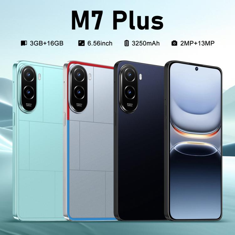 M7 Plus / ZKU130, 3GB+16GB, 6.56 inch Android 10 MTK6737 Quad Core, Network: 4G, Dual SIM, EU Plug, US Plug, UK Plug, AU Plug