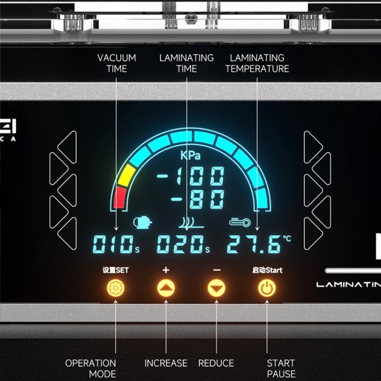 LUOWEI LW-MO1 11.5inch Intelligent Digital Display Laminating Machine, EU Plug, US Plug