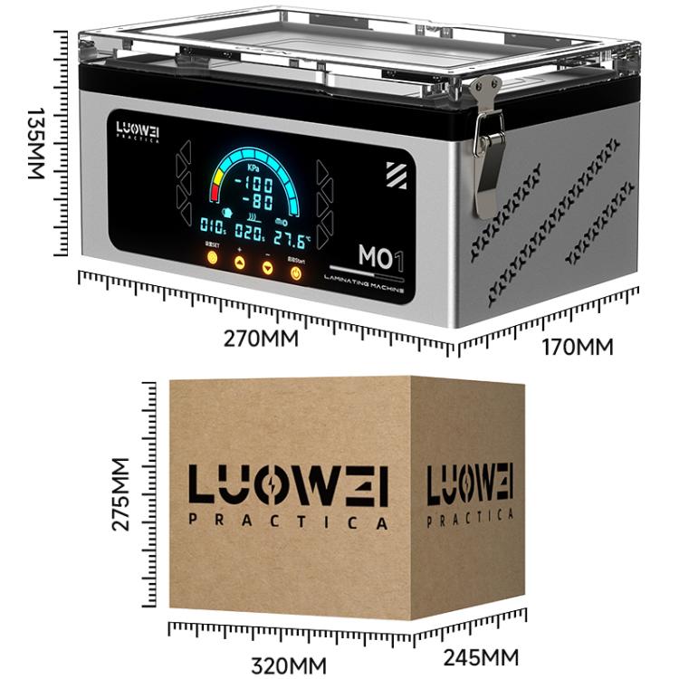LUOWEI LW-MO1 11.5inch Intelligent Digital Display Laminating Machine, EU Plug, US Plug