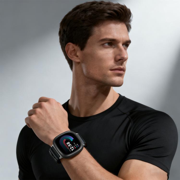 xDfind Flat-head Dual-color Silicone Watch Band, For Fitbit Versa 4 / 3 / Sense2 / 1
