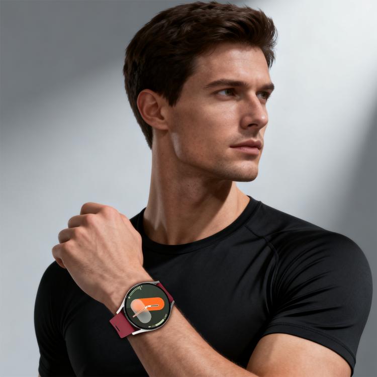 xDfind Flat-head Dual-color Silicone Watch Band, For Samsung Galaxy Watch7 / FE / 6 / 5 / 4