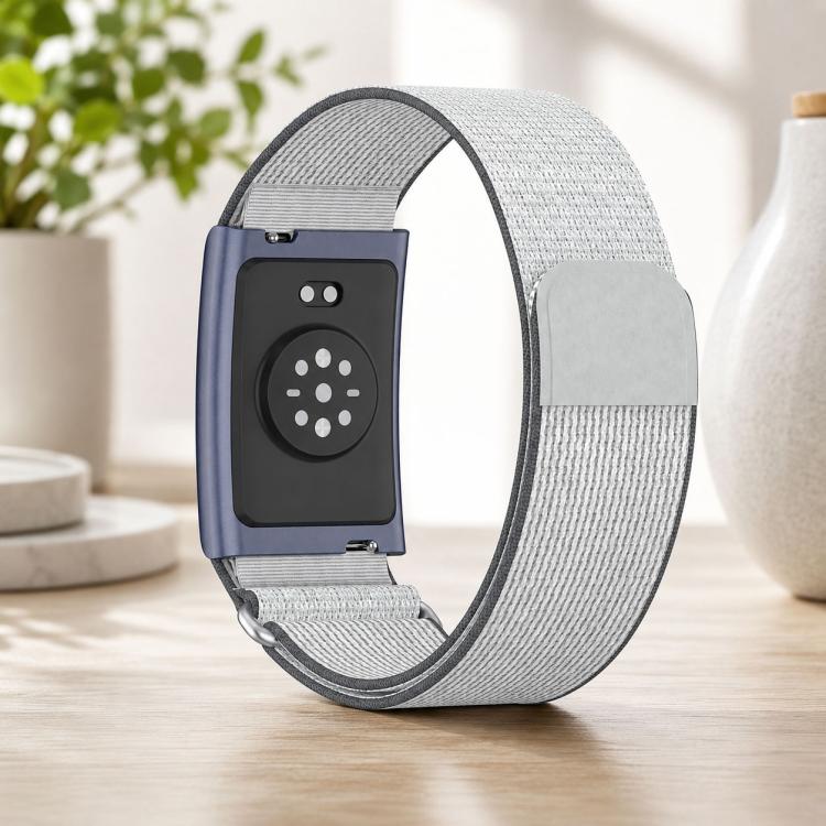 For Amazfit Helio Strap xDfind Covered Nylon Loop Band, 280mm Wristband, 420mm Arm Strap