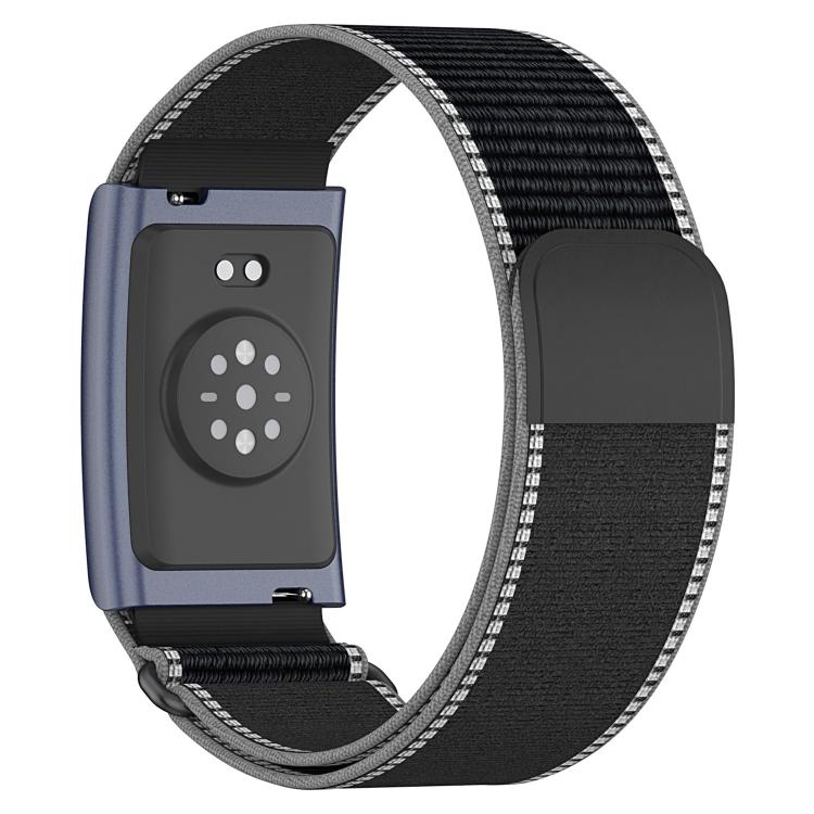 For Amazfit Helio Strap xDfind Covered Nylon Loop Band, 280mm Wristband, 420mm Arm Strap