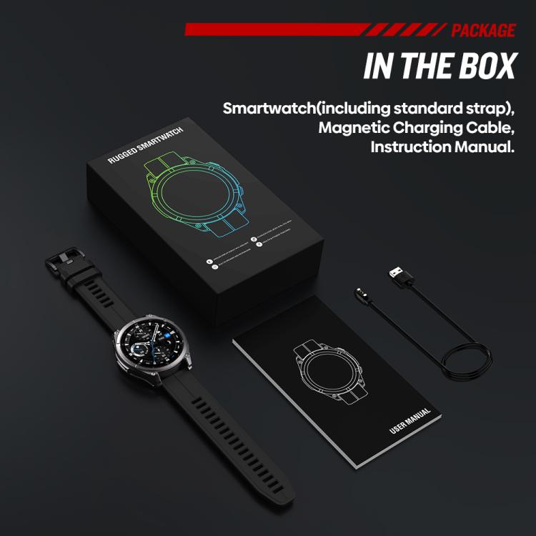 T-Rex 1.43 inch AMOLED Display Rugged Smart Watch with Built-in Flashlight