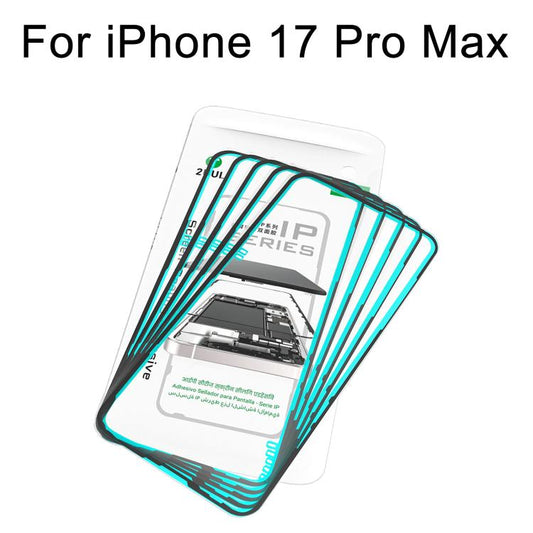 2UUL IP Series Screen Sealing Adhesive (5pcs/Box), For iPhone 17 Pro Max, For iPhone 17 Pro, For iPhone 17, For iPhone Air, For iPhone 16 Pro Max, For iPhone 16 Pro, For iPhone 16 Plus, For iPhone 16, For iPhone 15 Pro Max, For iPhone 15 Pro           ...