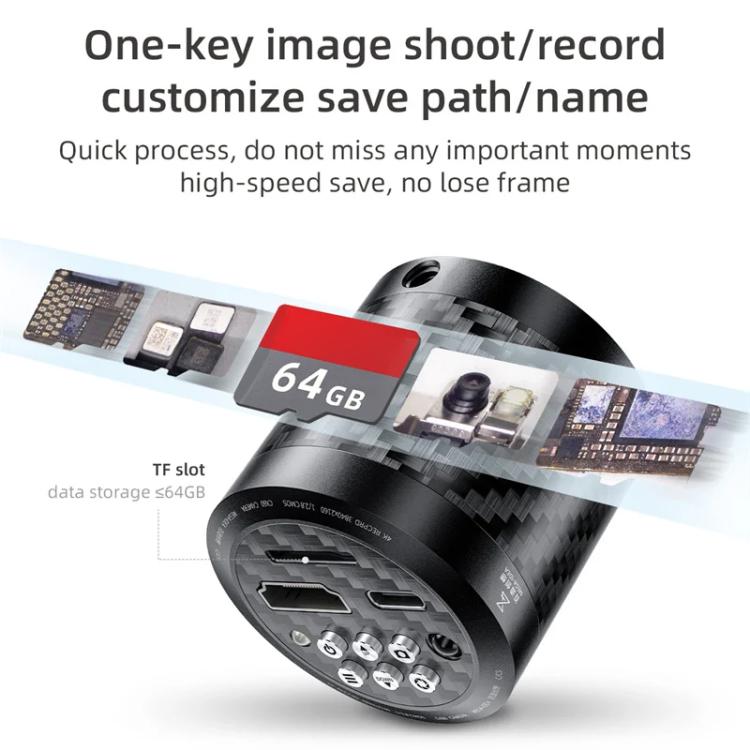 Mega-idea CX60 CMOS 4K Ultra HD Industrial Microscope Camera, Mega-idea CX60