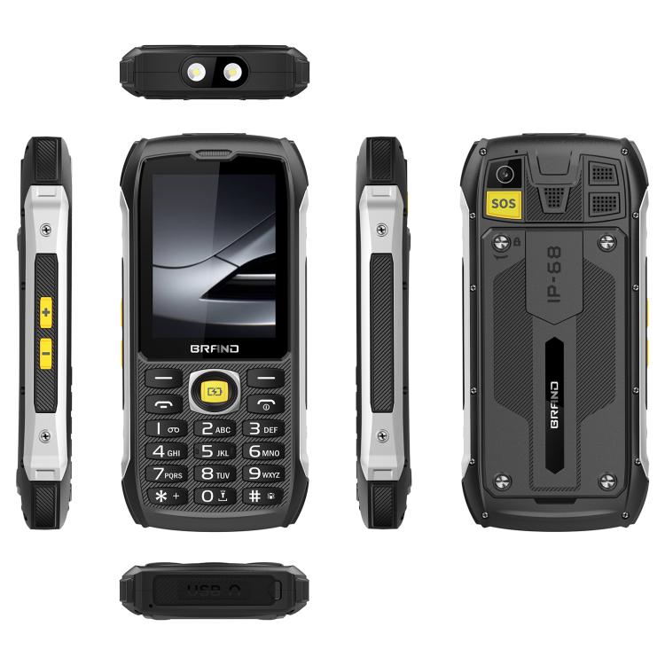 HP289 4G IP68 Rugged Phone, 2.8 inch, 4500mAh Battery, Network: 4G, BT, FM, SOS, Torch, EU Plug, US Plug, UK Plug, AU Plug