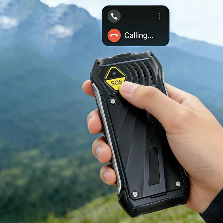 HP336 4G IP68 Rugged Phone, 3.5 inch, 4500mAh Battery, Network: 4G, BT, FM, SOS, Torch, EU Plug, US Plug, UK Plug, AU Plug