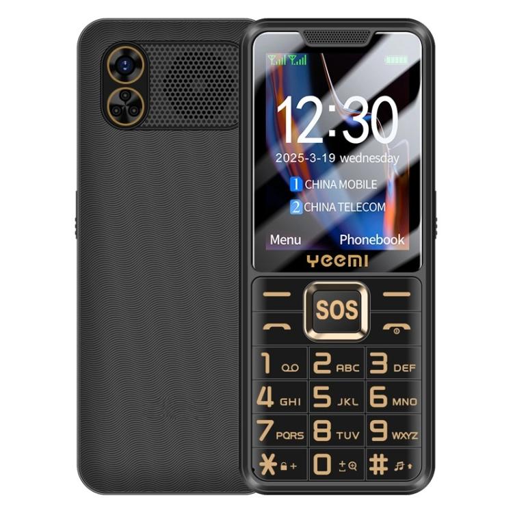 YEEMI K3+ 4G Keypad Phone, 2.4 inch, LED Flashlight, Big Keyboard Big Fonts, SOS, Network: 4G, Dual SIM
