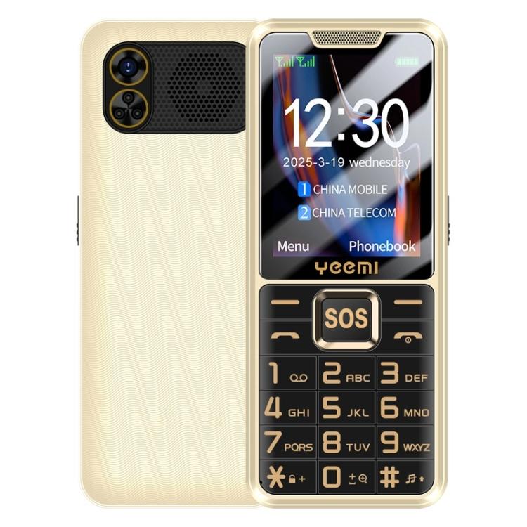YEEMI K3+ 4G Keypad Phone, 2.4 inch, LED Flashlight, Big Keyboard Big Fonts, SOS, Network: 4G, Dual SIM