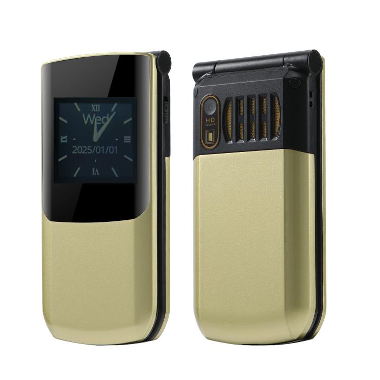 S7 4G Flip Keypad Phone, 2.4 inch + 1.44 inch, 4800mAh Battery, LED Flashlight, SOS, Network: 4G, Dual SIM