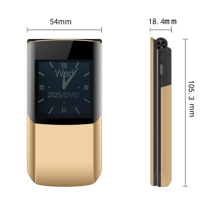 S7 4G Flip Keypad Phone, 2.4 inch + 1.44 inch, 4800mAh Battery, LED Flashlight, SOS, Network: 4G, Dual SIM