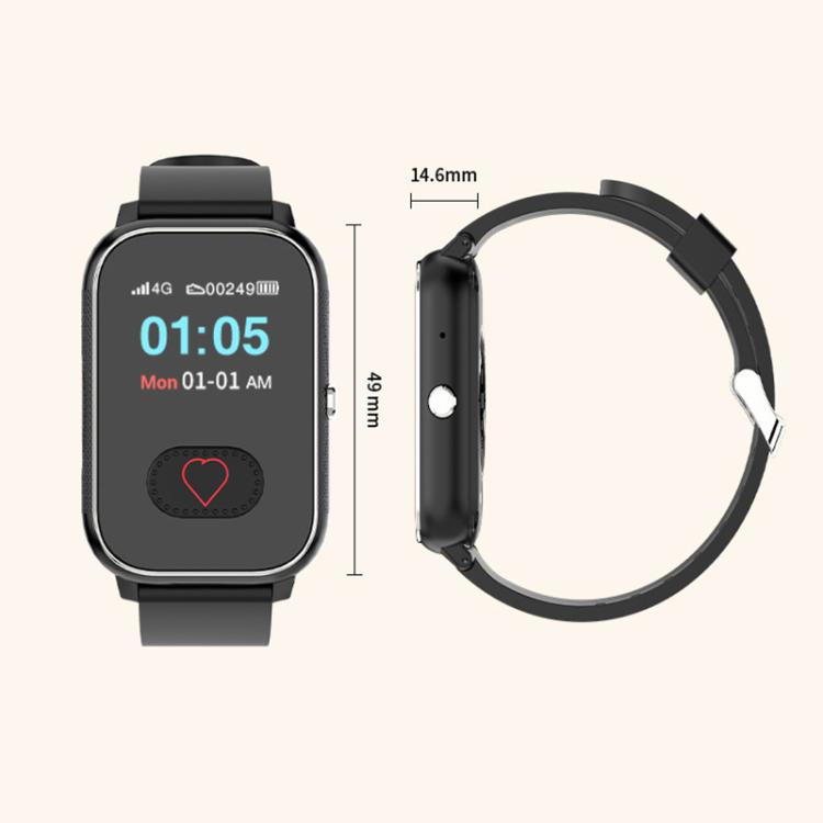 FA96S 1.0-inch Screen 4G Network GPS Tracking Elderly Care Smart Watch, Eurasia-Africa Version, American Version