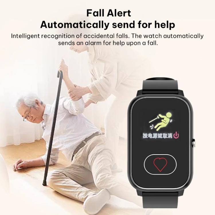 FA96S 1.0-inch Screen 4G Network GPS Tracking Elderly Care Smart Watch, Eurasia-Africa Version, American Version